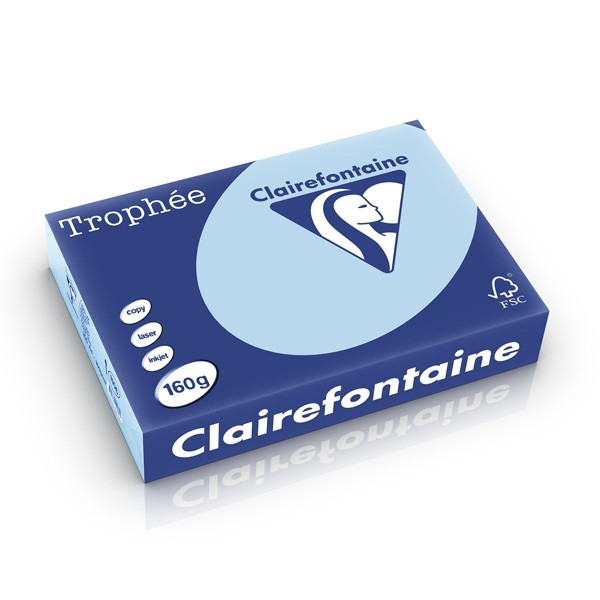 A4 160g paper (blue) | Clairefontaine | 250 sheets 250248 - 1