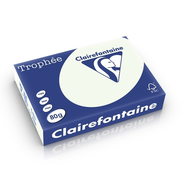 A4 80g paper (light green) | Clairefontaine | 500 sheets 250174 - 1