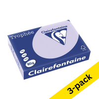 A4 80g paper (lilac) | Clairefontaine | 500 sheets x3 340030