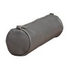 Clairefontaine Age large grey round leather pencil case 250463 - 1