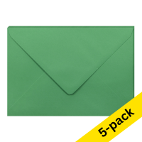 C5 envelope 162 x 229mm | forest green self-adhesive, 120g | Clairefontaine | 5-pack 250342