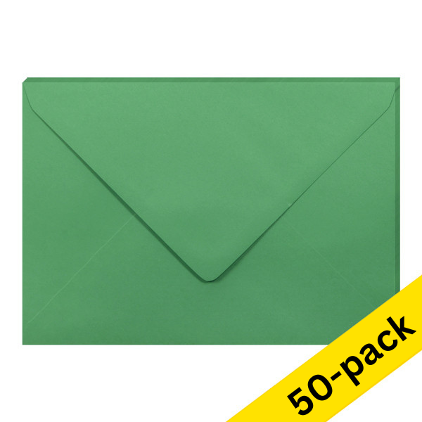 C5 envelope 162 x 229mm | forest green self-adhesive, 120g | Clairefontaine | 50-pack 424763 - 1