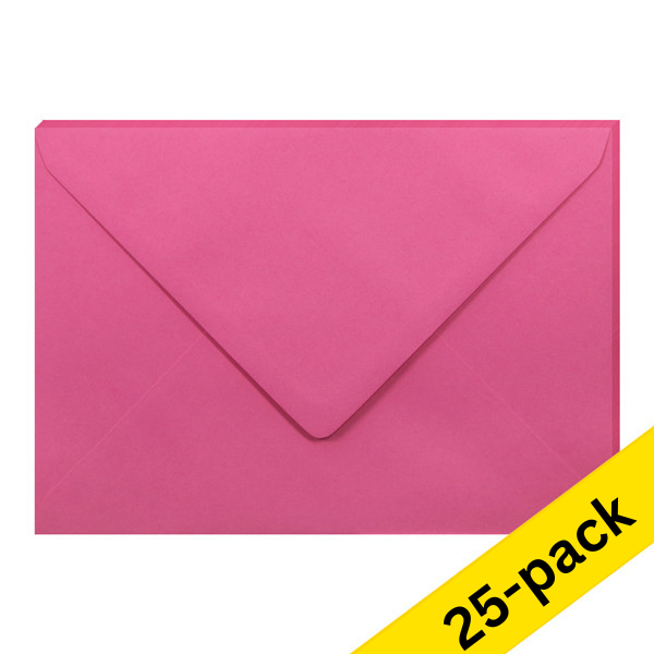 C5 envelope 162 x 229mm | intense pink self-adhesive, 120g | Clairefontaine | 25-pack 424766 - 1