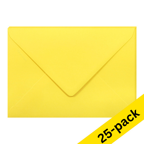 C5 envelope 162 x 229mm | intense yellow self-adhesive, 120g | Clairefontaine | 25-pack 424764 - 1