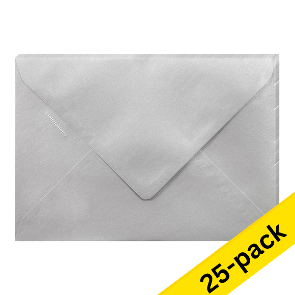 C5 envelope 162 x 229mm | silver self-adhesive, 120g | Clairefontaine | 25-pack 424770 - 1