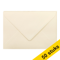 Clairefontaine C5 ivory coloured envelopes, 120g (10 x 5-pack)