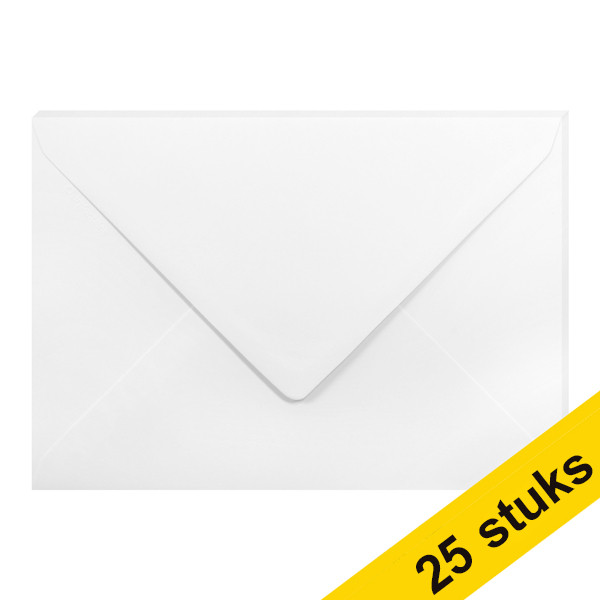 Clairefontaine C5 white coloured envelopes, 120g (5 x 5-pack) 424760 - 1