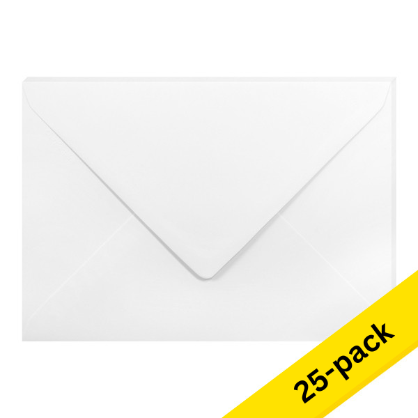 Clairefontaine C5 white coloured envelopes, 120g (5 x 5-pack) 424760 - 1