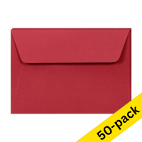C6 envelope 114 x 162mm | intense red self-adhesive, 120g | Clairefontaine | 50-pack