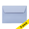 C6 envelope 114 x 162mm | lavender self-adhesive, 120g | Clairefontaine | 5-pack