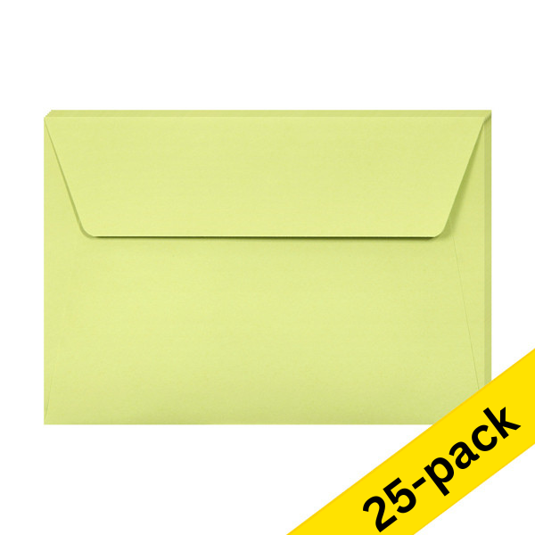 C6 envelope 114 x 162mm | leaf green self-adhesive, 120g | Clairefontaine | 25-pack 424774 - 1
