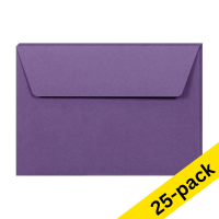Clairefontaine C6 lilac coloured envelopes, 120g (5 x 5-pack)
