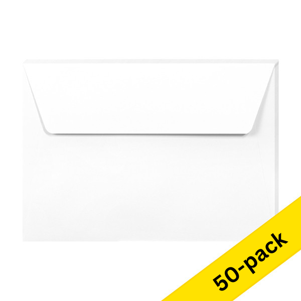 Clairefontaine C6 white coloured envelopes, 120g (10 x 5-pack) 424772 - 1