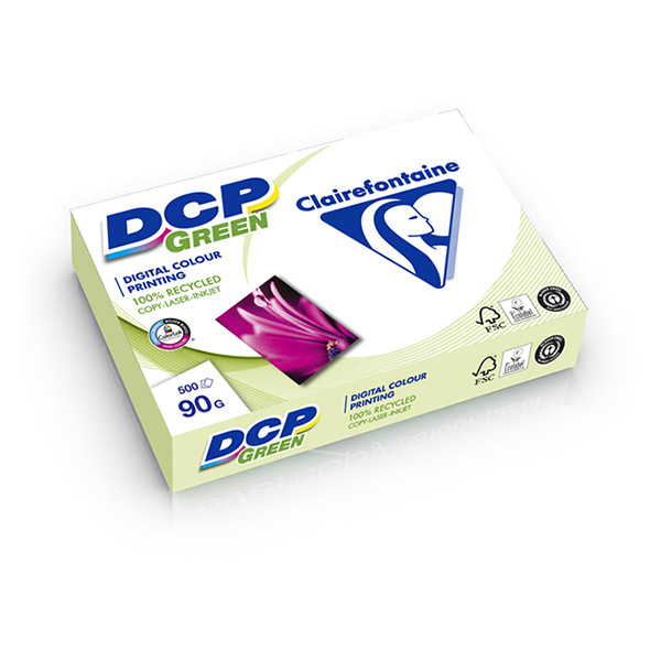 Clairefontaine DCP green A4 coloured paper, 90gsm (500 sheets) 250377 - 1