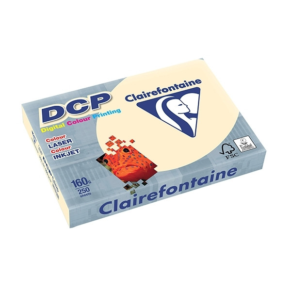 Clairefontaine DCP paper ivory coloured 160g A4 (250 sheets) 6826C 250301 - 1