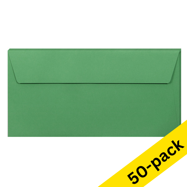 DL (EA5/6) envelope 110 x 220mm | forest green self-adhesive, 120g | Clairefontaine | 50-pack 424787 - 1