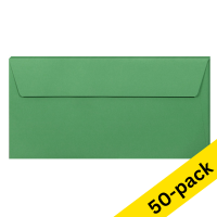 DL (EA5/6) envelope 110 x 220mm | forest green self-adhesive, 120g | Clairefontaine | 50-pack