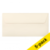 DL (EA5/6) envelope 110 x 220mm | ivory self-adhesive, 120g | Clairefontaine | 5-pack