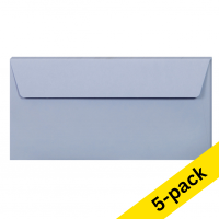 DL (EA5/6) envelope 110 x 220mm | lavender self-adhesive, 120g | Clairefontaine | 5-pack 250320
