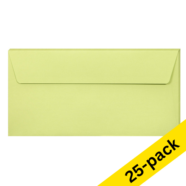 DL (EA5/6) envelope 110 x 220mm | leaf green self-adhesive, 120g | Clairefontaine | 25-pack 424786 - 1