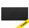 Clairefontaine EA5/6 black coloured envelopes, 120g (5-pack)