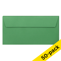Clairefontaine EA5/6 forest green coloured envelopes, 120g (10 x 5-pack)