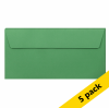 Clairefontaine EA5/6 forest green coloured envelopes, 120g (5-pack)