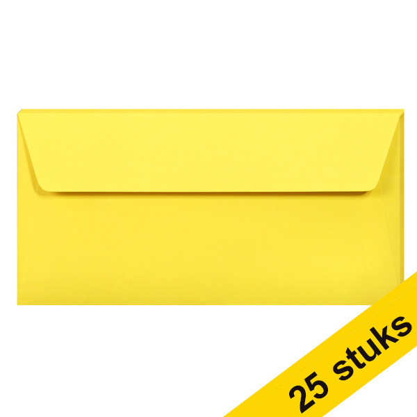Clairefontaine EA5/6 intense yellow coloured envelopes, 120g (5 x 5-pack) 424788 - 1