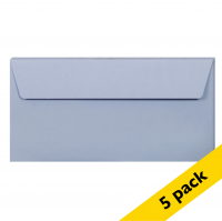Clairefontaine EA5/6 lavender coloured envelopes, 120g (5-pack) 26725C 250320