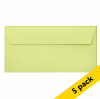 Clairefontaine EA5/6 leaf green coloured envelopes, 120g (5-pack)