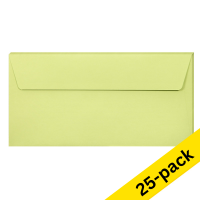 Clairefontaine EA5/6 leaf green coloured envelopes, 120g (5 x 5-pack)