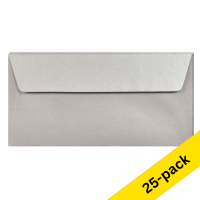 Clairefontaine EA5/6 silver coloured envelopes, 120g (5 x 5-pack) 424794