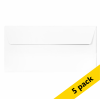Clairefontaine EA5/6 white coloured envelopes, 120g (5-pack)