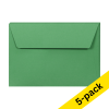 Envelope 114 x 162mm (C6) | forest green PEEL & SEAL, 120g | Clairefontaine | 5-pack 250330 - 1