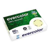 Clairefontaine Evercolor light yellow A4 recycled paper, 80gsm (500 sheets) 250384