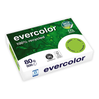 Clairefontaine Evercolor lime green A4 recycled paper, 80gsm (500 sheets) 250392