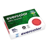Clairefontaine Evercolor red A4 recycled paper, 80gsm (500 sheets) 250393