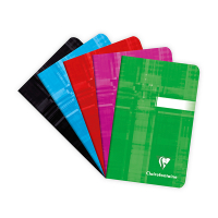 Notebook checkered 90 x 140mm | assorted colours | Clairefontaine Metric | 48 sheets | 10-pack 250448