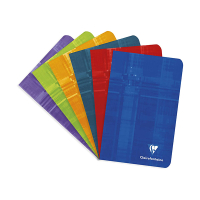 Notebook lined 110 x 170mm | assorted colours | Clairefontaine Metric | 48 sheets | 10-pack 250446
