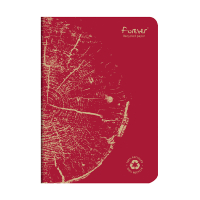 Notebook lined A5 | red | Clairefontaine Forever | 48 sheets 250451