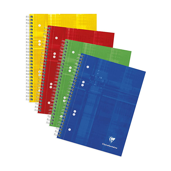Notepad checkered spiral A5+ | 5mm | Clairefontaine | 80 sheets | 5-pack 250439 - 1