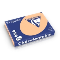 Clairefontaine apricot A3 coloured paper, 80gsm (500 sheets) 250180