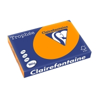 Clairefontaine bright orange A3 colored paper, 160 gsm (250 sheets) 1766C 250152