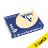 Clairefontaine chamois A4 coloured paper, 80gsm (5 x 500 sheets) 250472 - 1