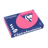 Clairefontaine fuchsia A4 coloured paper, 120gsm (250 sheets) 1219C 250081