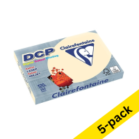 Clairefontaine ivory A4 coloured DCP paper, 120gsm (5 x 250 sheets) 250410