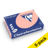 Clairefontaine peach A4 coloured paper, 80gsm (5 x 500 sheets) 250475 - 1