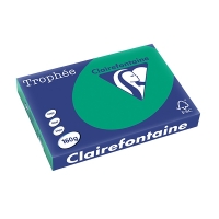 Clairefontaine pine green A3 coloured paper, 160 gsm (250 sheets) 1046C 250160