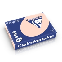 Clairefontaine salmon A4 coloured paper, 160gsm (250 sheets) 1104C 250242