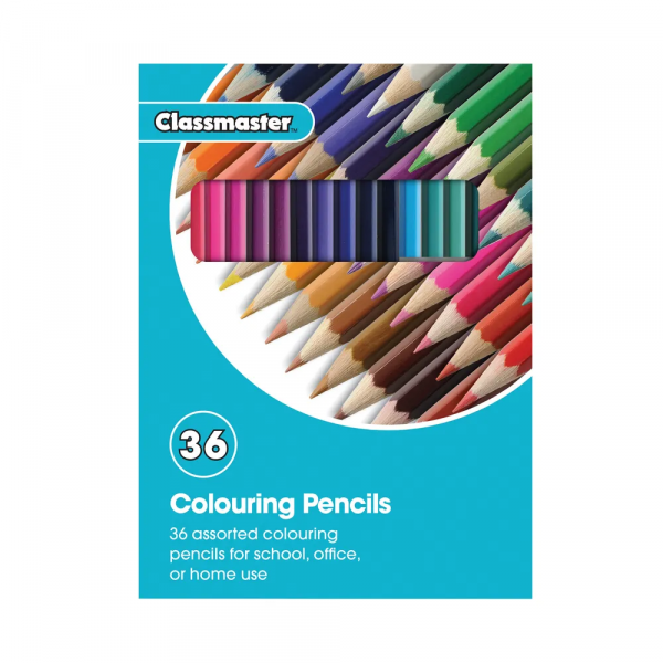 Classmaster assorted colouring pencils (36-pack) CPW36 500741 - 1